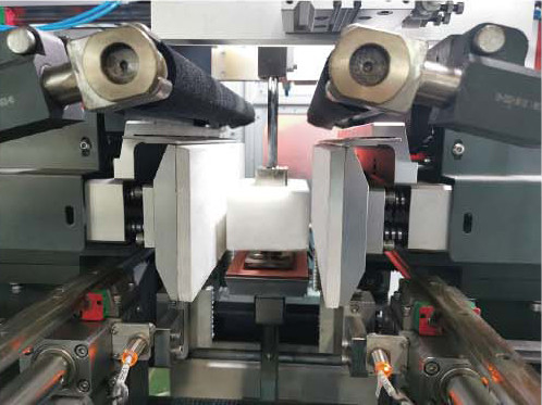 2 in 1 Yüksek Hızlı Çift Başlı Karton Kutusu Katı Kutusu Yapımcı Makinesi