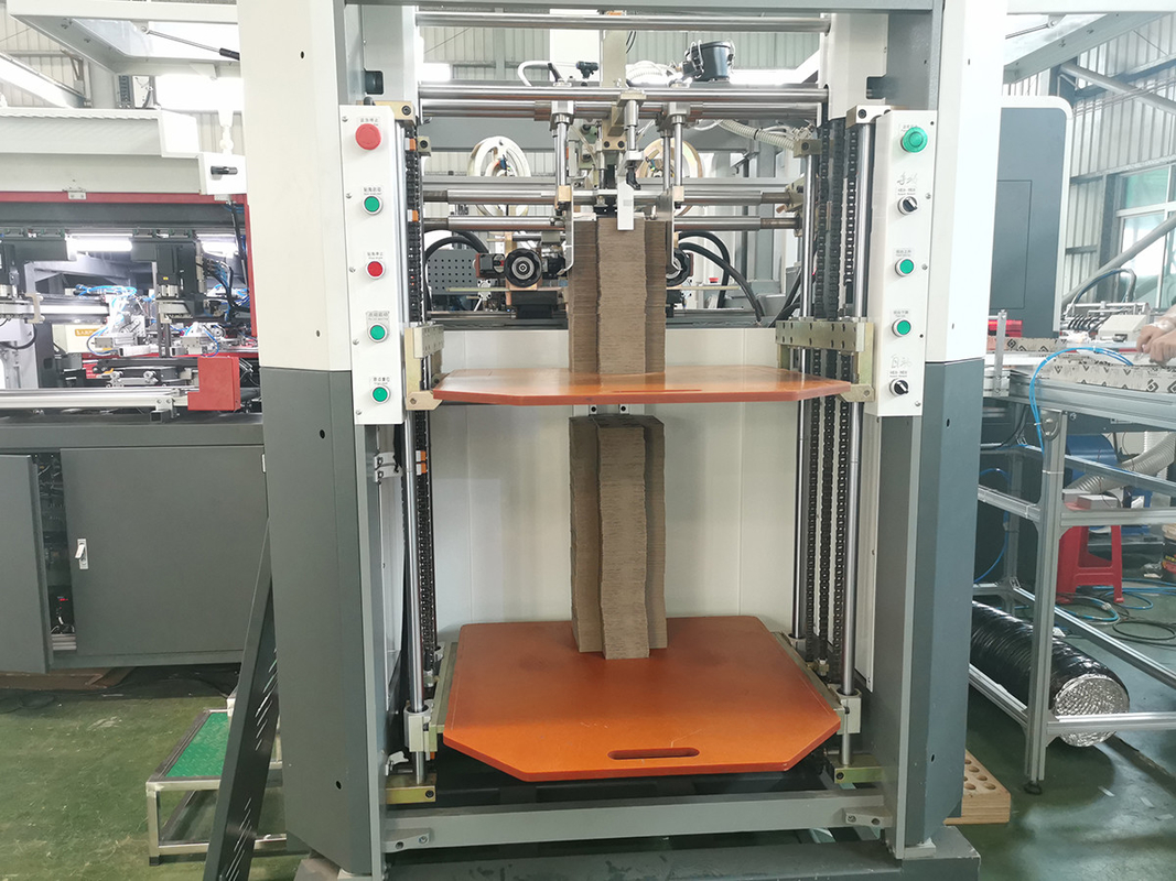 2 in 1 Akıllı Otomatik Yüksek Hızlı Karton Sert Kutusu Yapma Makinesi 50-52PCS/min