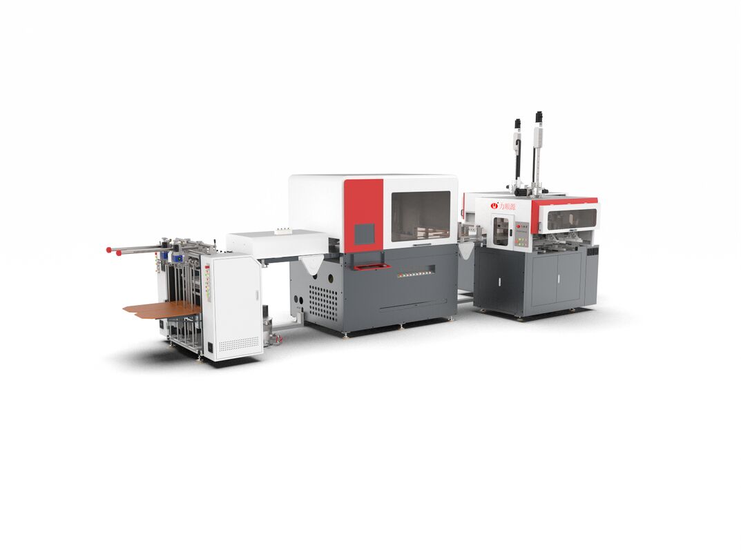 PLC Kontrol Sistemi ile Birleştirilmiş Karton Sert Kutu Yapım Makinesi Paketleme ve Kutu Üretim Çözümleri Sunar