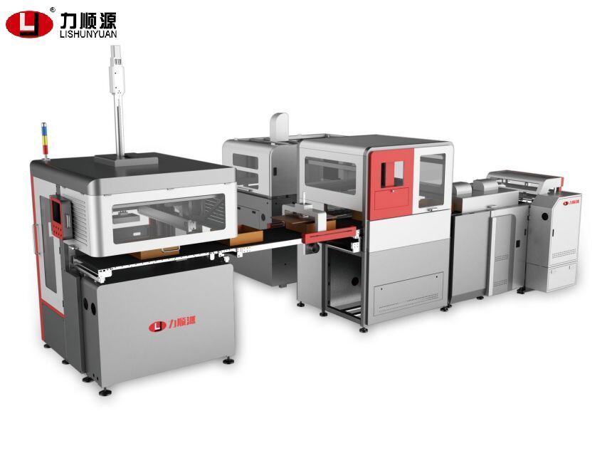 LY-HB1200CN Akıllı Yüksek Hızlı Sert Kutu Üretim Lini 20-30pcs/Min