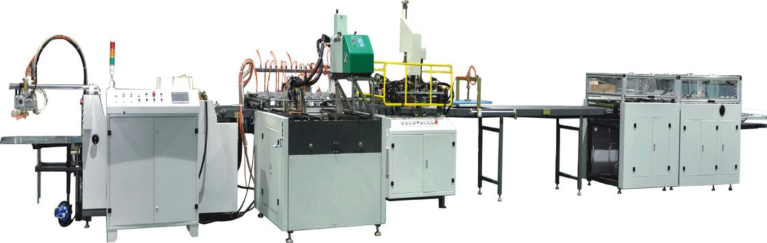 Yüksek Hassasiyetli Fotoelektrik Kontrollü Otomatik Kutu Yapma Makinesi PLC Dokunmatik Ekran Kontrol Sistemi Çalışma Hızı Dakikada 20 ila 30 ADET