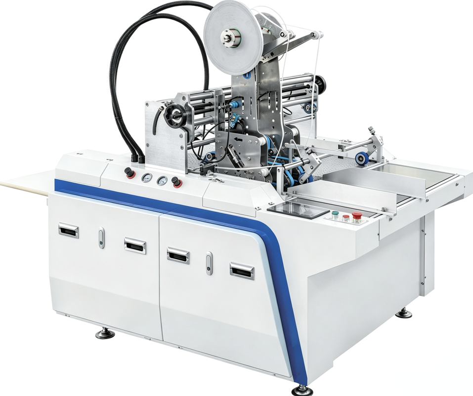 LY-900HCT Yarım otomatik Çift taraflı yapışkan bant yapıştırma makinesi Köşe bant yapıştırma makinesi Sert kutu bant yapıştırma makinesi