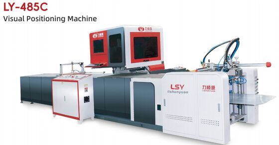 Premium hediye kutusunun yüksek hassasiyeti için görsel konumlandırma makinesi