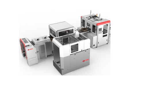 LY-HB2500CK Yüksek Hızlı 35-45pcs / dak Makyaj / Mücevherat / Şarap Kutuları Yapımı İçin Akıllı Sert Kutu Yapma Makinesi